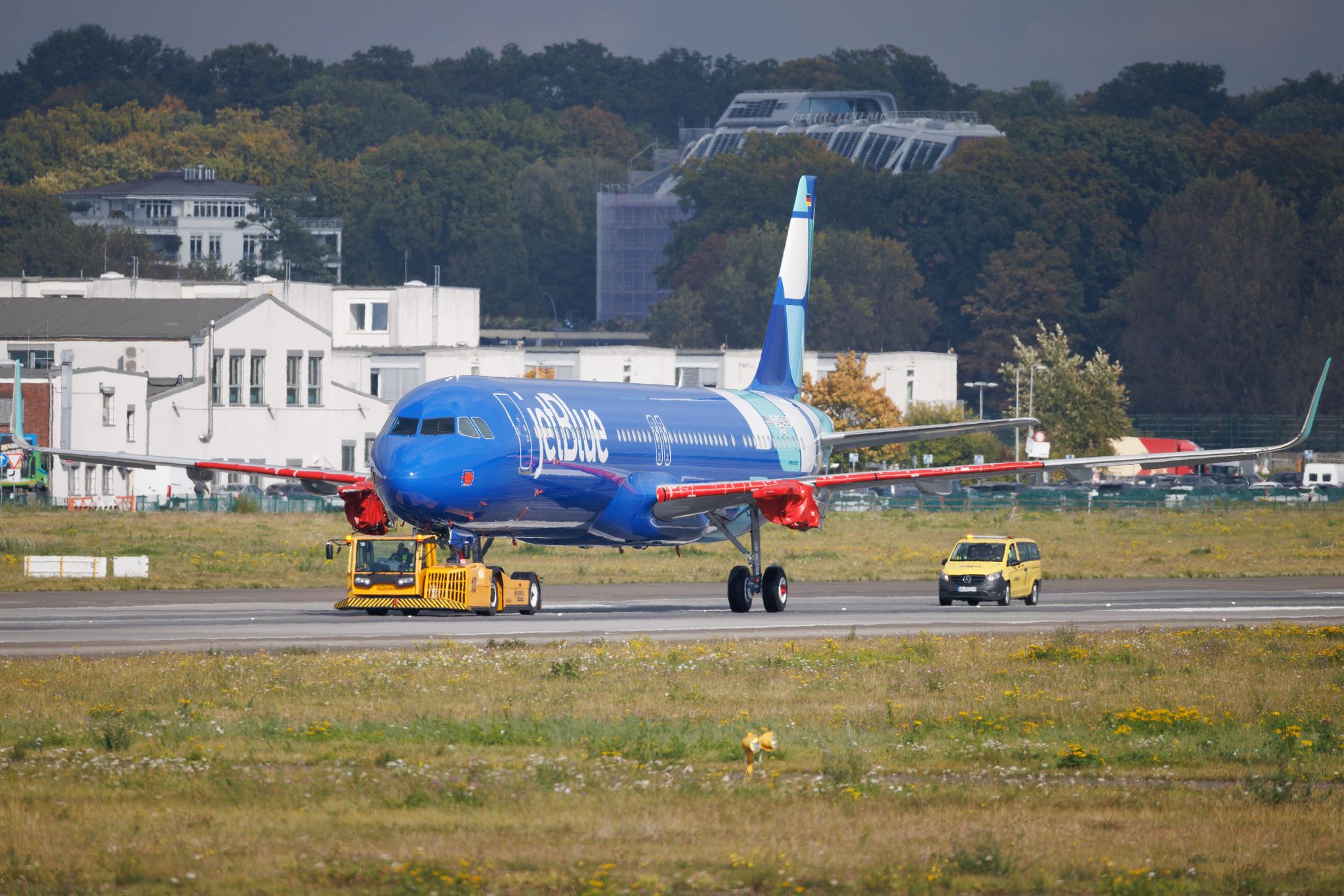 Hamburg Finkenwerder: JetBlue Airways (B6 / JBU) | Airbus A321-271NX A21N | D-AZXB | N2193J | MSN 12274