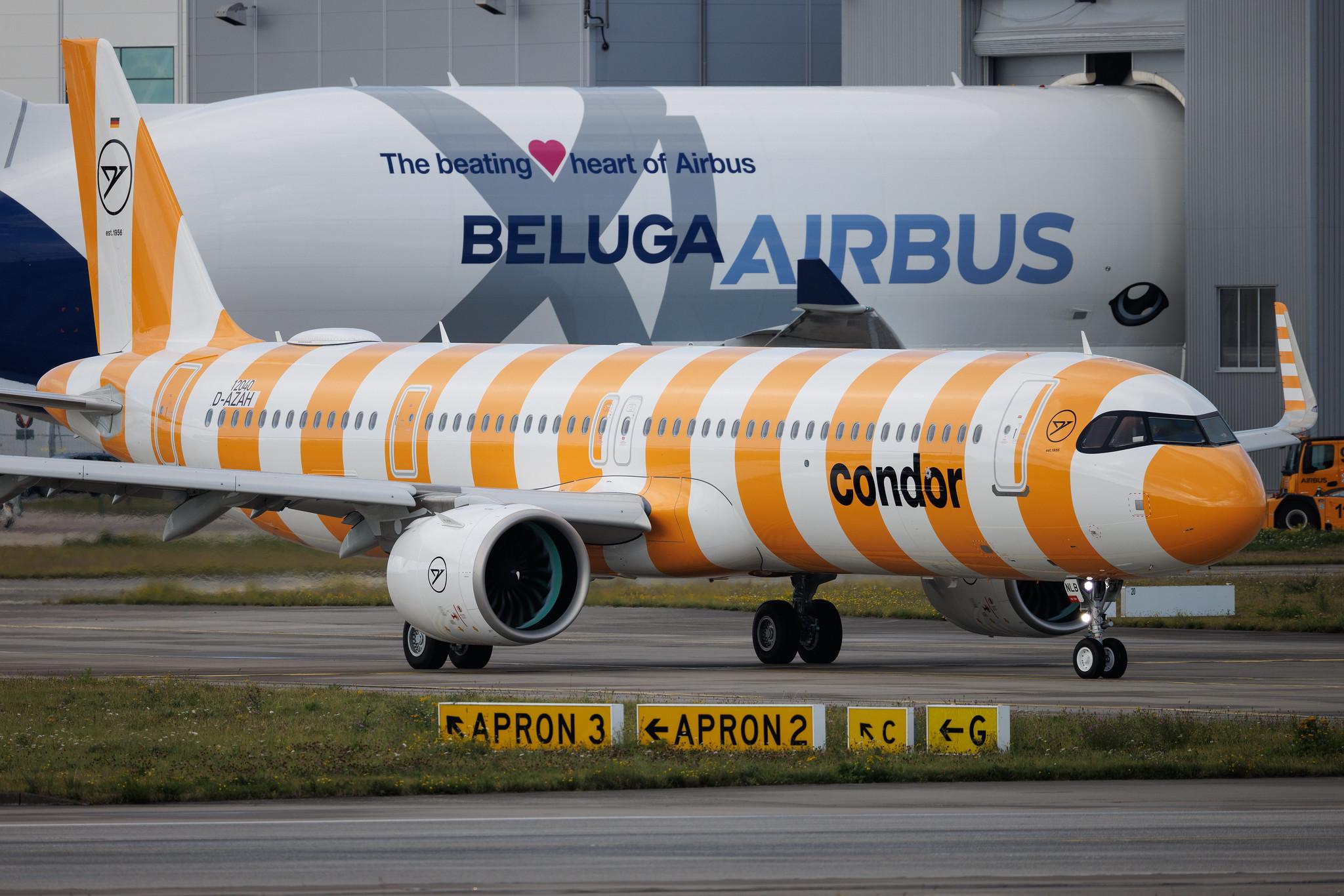 Hamburg Finkenwerder: Condor (DE / CFG) | Airbus A321-271NX A21N | D-AZAH | D-ANLB | MSN 12040