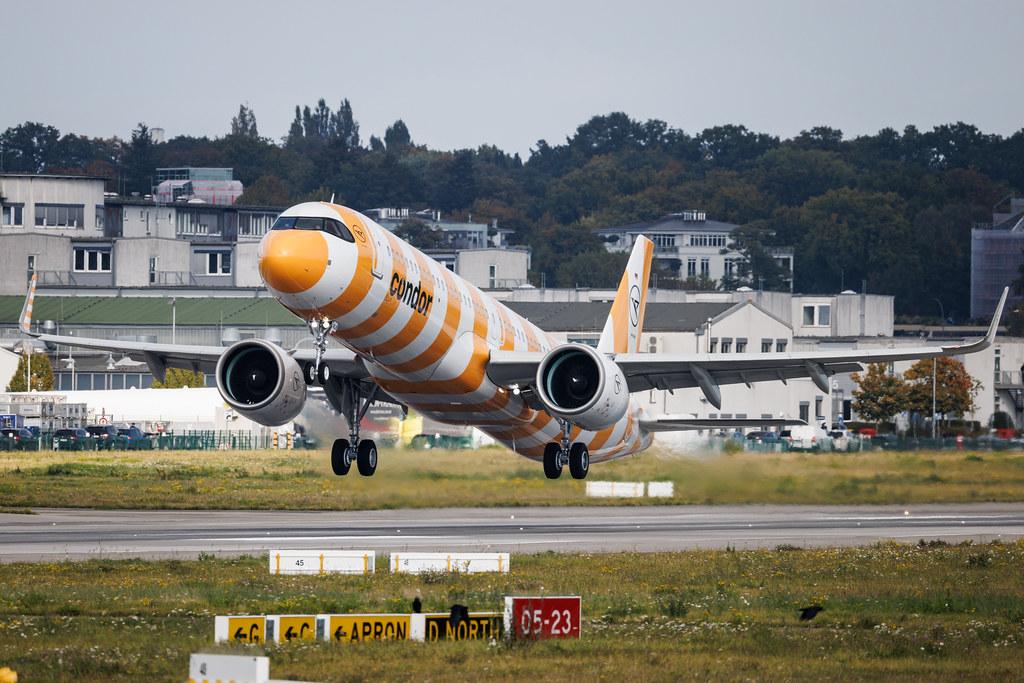Hamburg Finkenwerder: Condor (DE / CFG) | Airbus A321-271NX A21N | D-AZAH | D-ANLB | MSN 12040