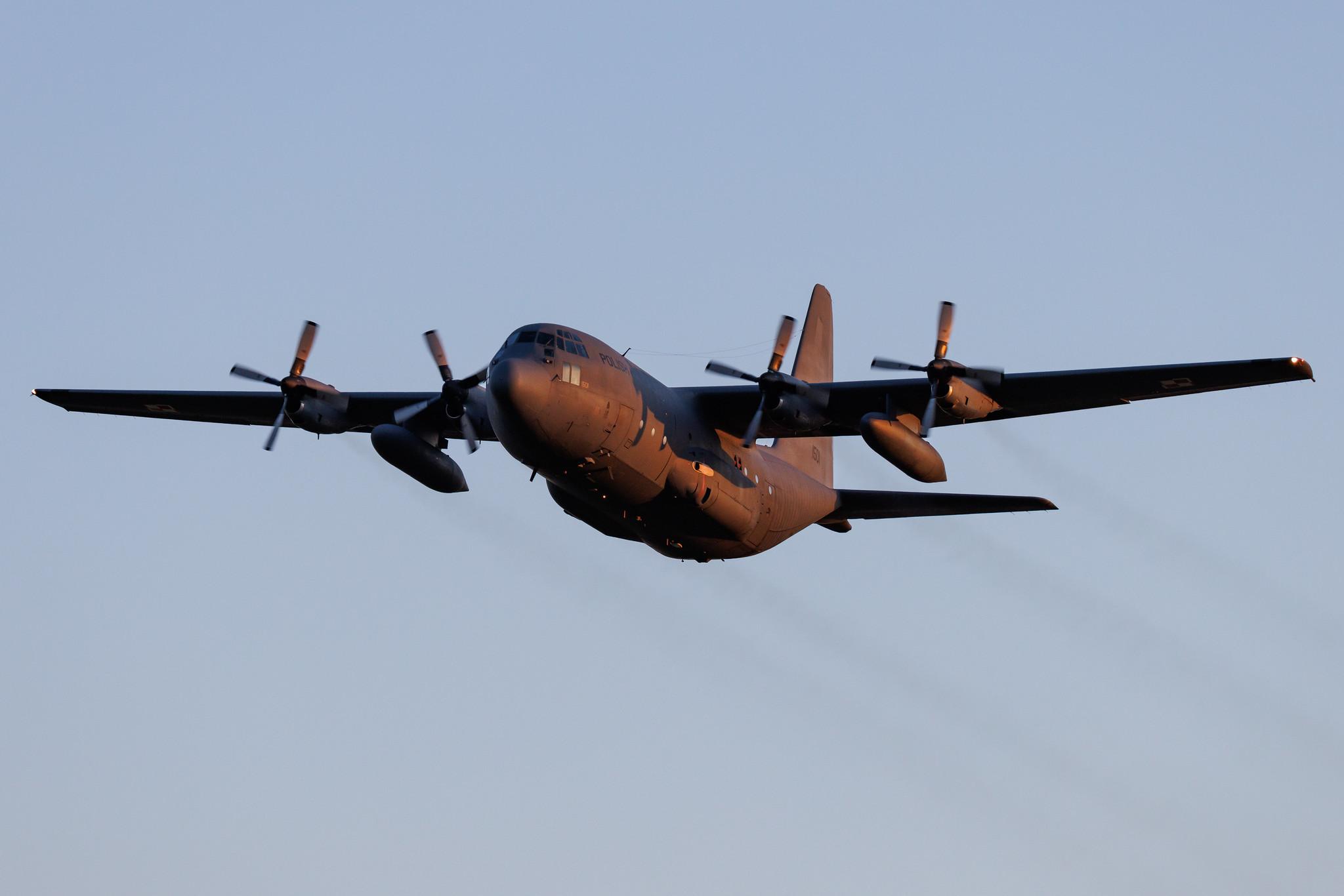 ANTIDOTUM Airshow Leszno: Polish Air Force (/ PLF) | Lockheed C-130E Hercules (L-382) C130 | 1501 | MSN 382-4428
