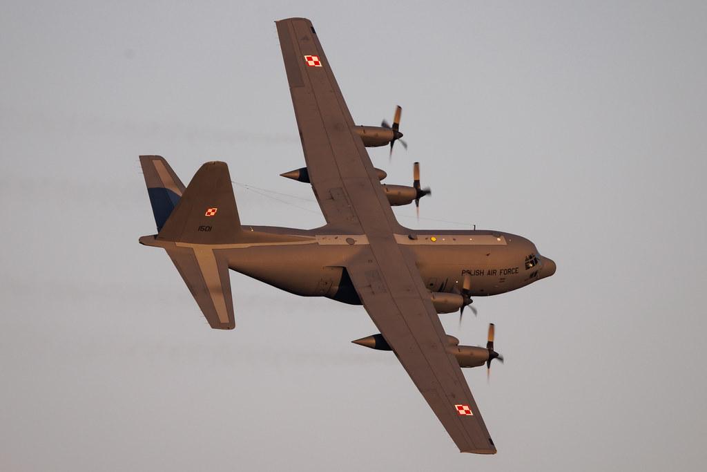ANTIDOTUM Airshow Leszno: Polish Air Force (/ PLF) | Lockheed C-130E Hercules (L-382) C130 | 1501 | MSN 382-4428