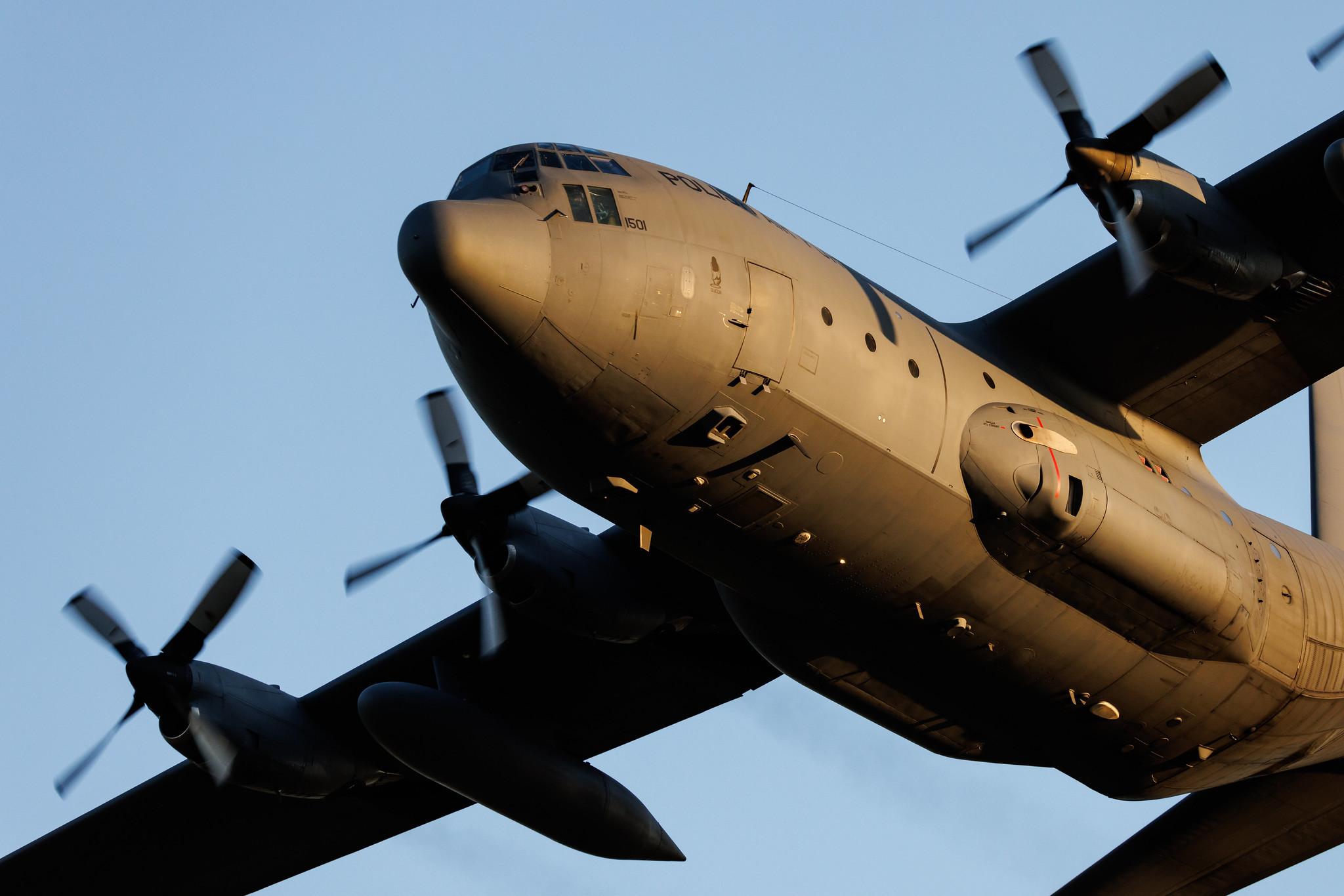 ANTIDOTUM Airshow Leszno: Polish Air Force (/ PLF) | Lockheed C-130E Hercules (L-382) C130 | 1501 | MSN 382-4428