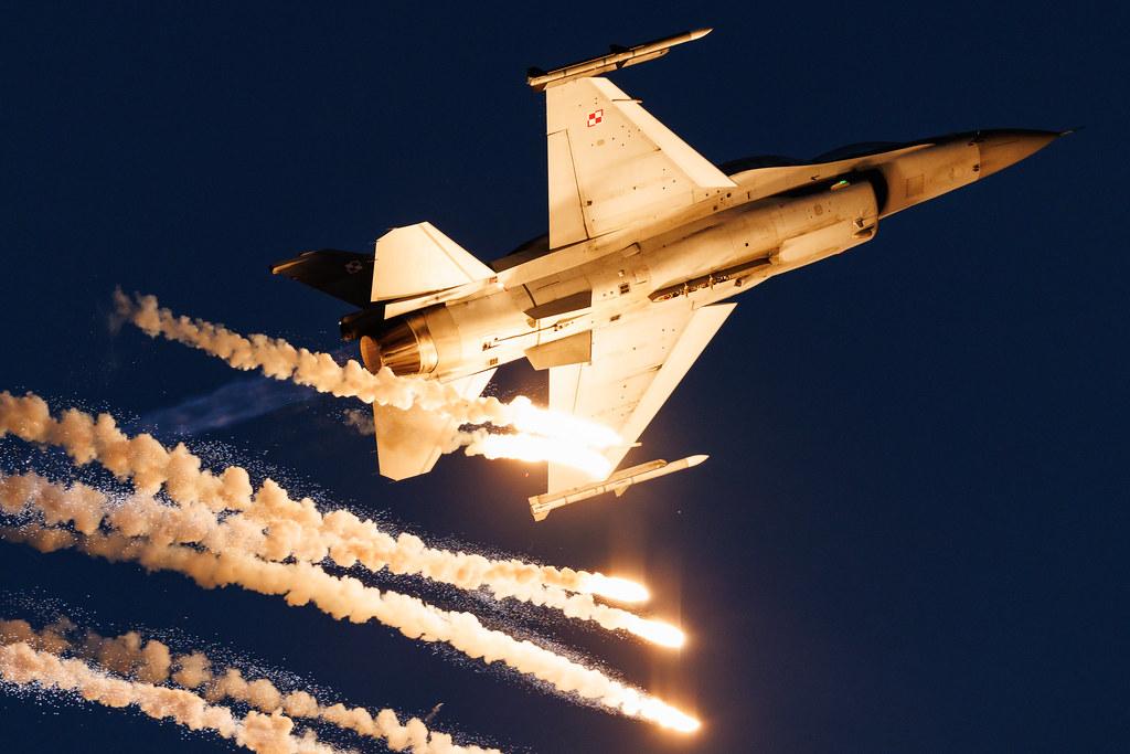 ANTIDOTUM Airshow Leszno: Polish Air Force (/ PLF) | General Dynamics F-16C Fighting Falcon F16 | 4061 | MSN JC-22