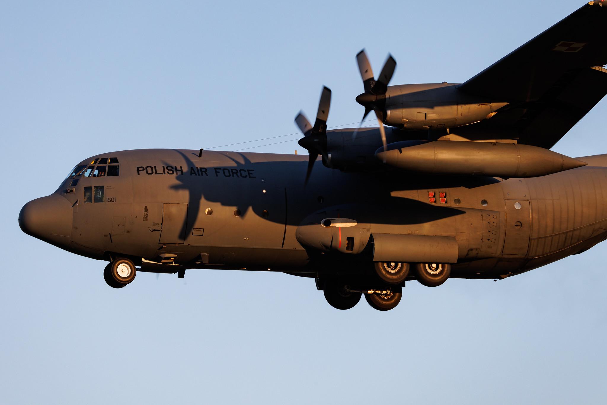 ANTIDOTUM Airshow Leszno: Polish Air Force (/ PLF) | Lockheed C-130E Hercules (L-382) C130 | 1501 | MSN 382-4428