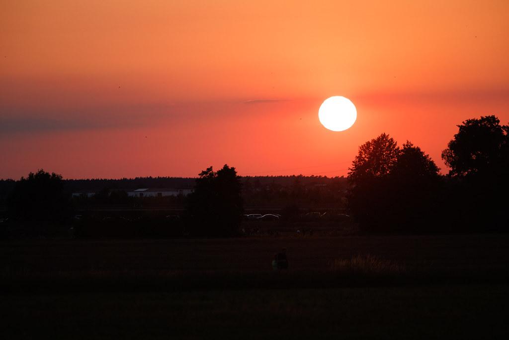 ANTIDOTUM Airshow Leszno: Sonnenuntergang