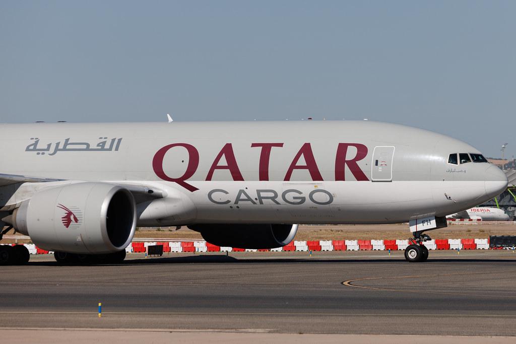 Madrid Barajas Airport: Qatar Cargo (QR / QTR) | Operator: Qatar Airways | Boeing 777-FDZ B77L | A7-BFH | MSN 42298