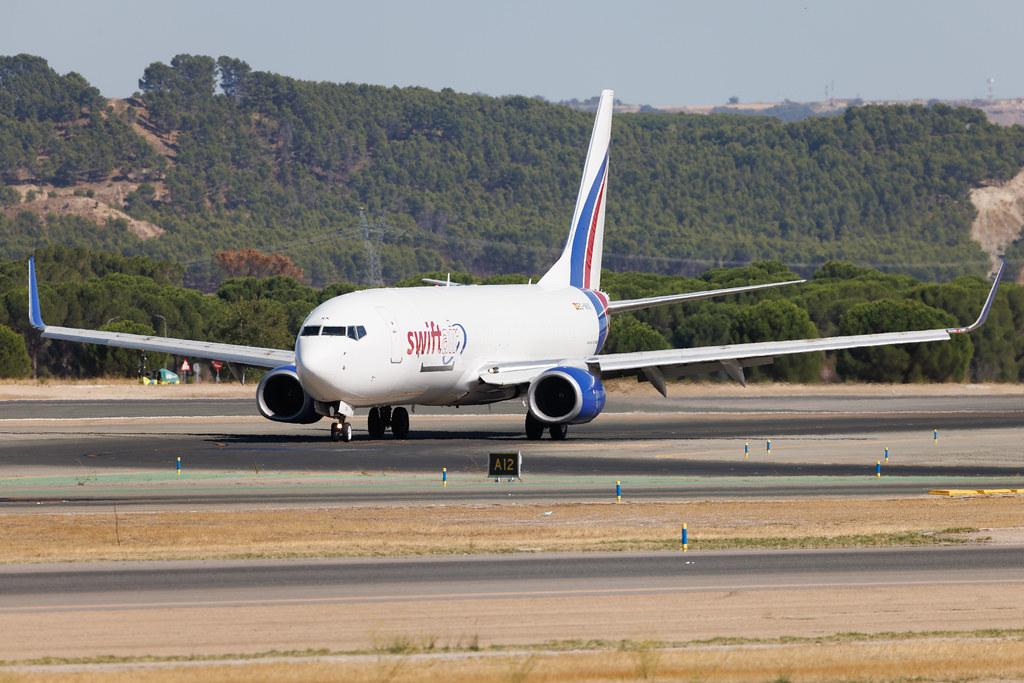 Madrid Barajas Airport: Swiftair (WT / SWT) | Boeing 737-8FE(BCF) B738 | EC-NXX | MSN 34015