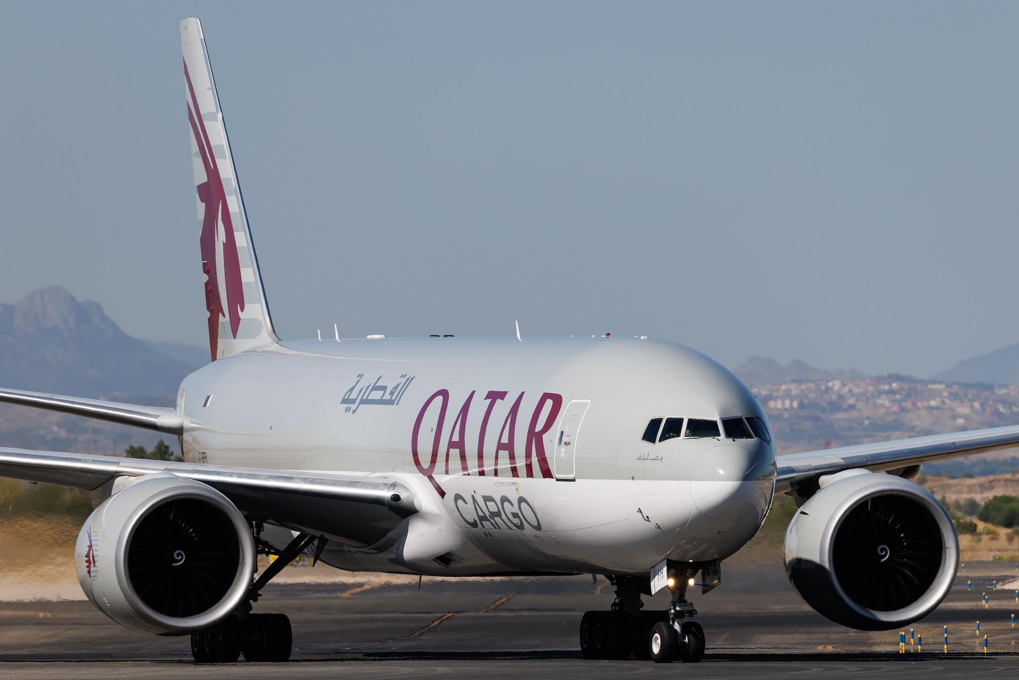 Madrid Barajas Airport: Qatar Cargo (QR / QTR) | Operator: Qatar Airways | Boeing 777-FDZ B77L | A7-BFH | MSN 42298