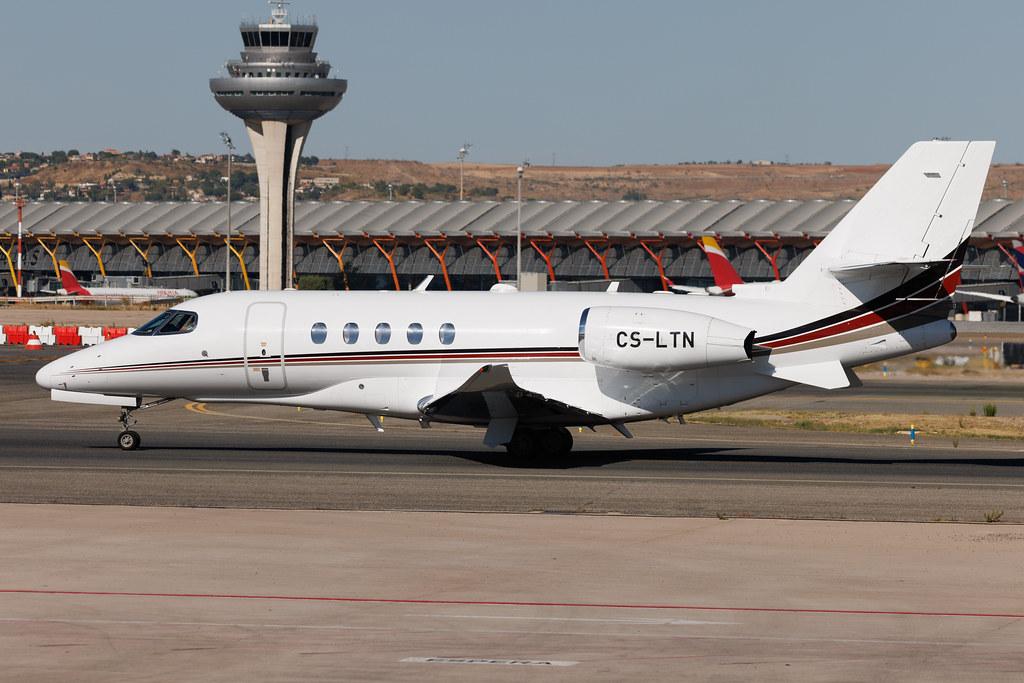 Madrid Barajas Airport: NetJets Europe (/ NJE) | Cessna 680A Citation Latitude C68A | CS-LTN | MSN 680A-0228