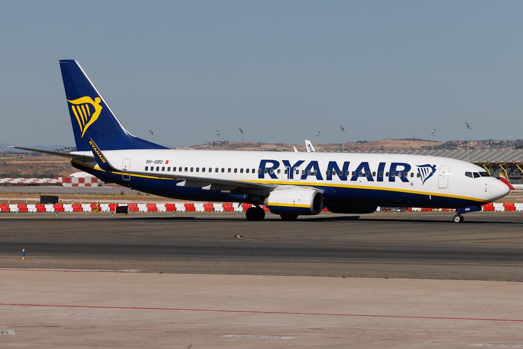 Madrid Barajas Airport: Ryanair (FR / RYR) | Operator: Malta Air | Boeing 737-8AS B738 | 9H-QBD | MSN 61579
