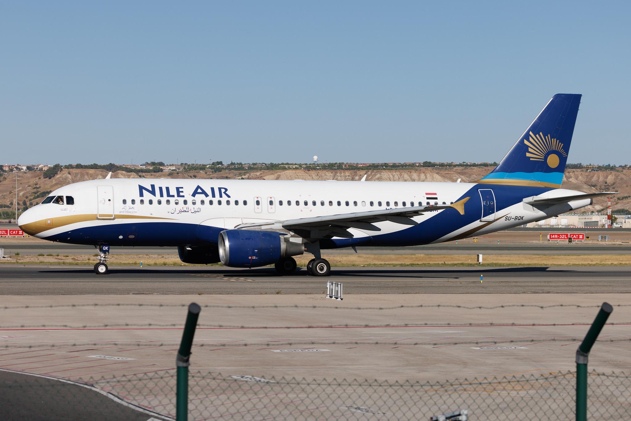 Madrid Barajas Airport: Nile Air (NP / NIA) | Airbus A320-214 A320 | SU-BQK | MSN 03925