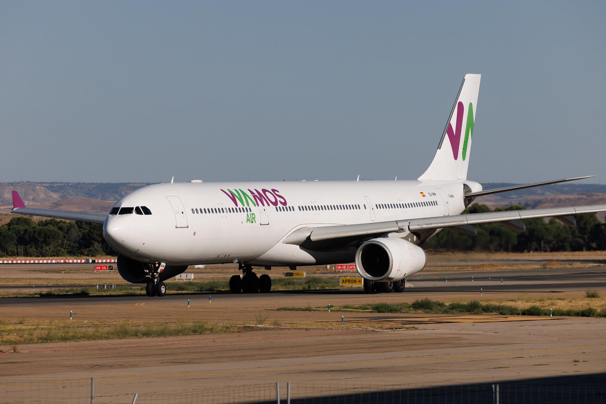 Madrid Barajas Airport: Wamos Air (EB / PLM) | Airbus A330-343 A333 | EC-NHM | MSN 0935