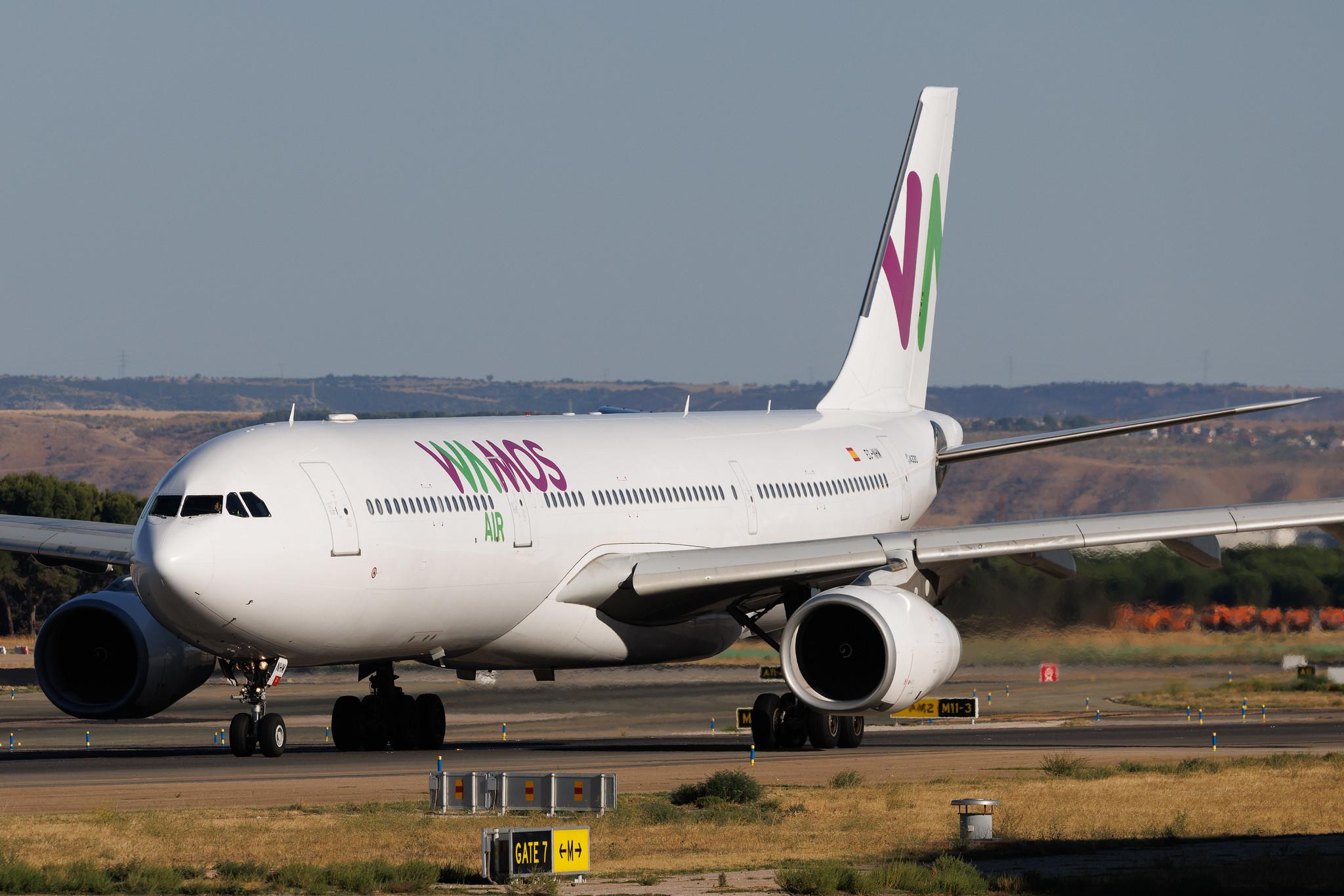 Madrid Barajas Airport: Wamos Air (EB / PLM) | Airbus A330-343 A333 | EC-NHM | MSN 0935