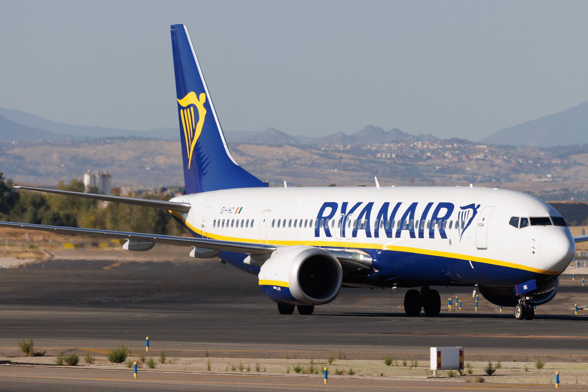 Madrid Barajas Airport: Ryanair (FR / RYR) | Boeing 737 MAX 8-200 B38M | EI-IHC | MSN 62355