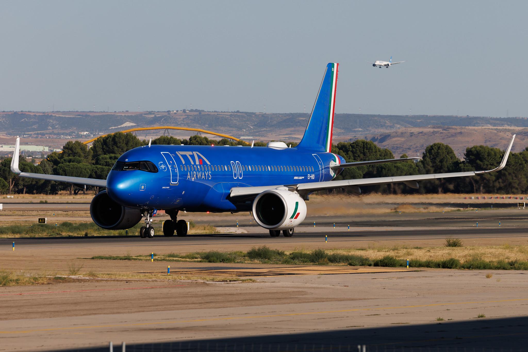 Madrid Barajas Airport: ITA Airways (AZ / ITY) | Airbus A320-272N A20N | EI-HOI | MSN 11945