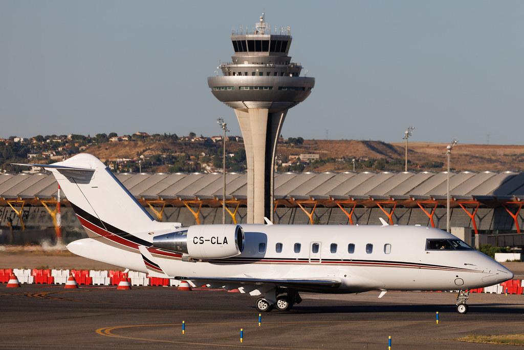 Madrid Barajas Airport: NetJets Europe (/ NJE) | Bombardier Challenger 650 CL60 | CS-CLA | MSN 6183