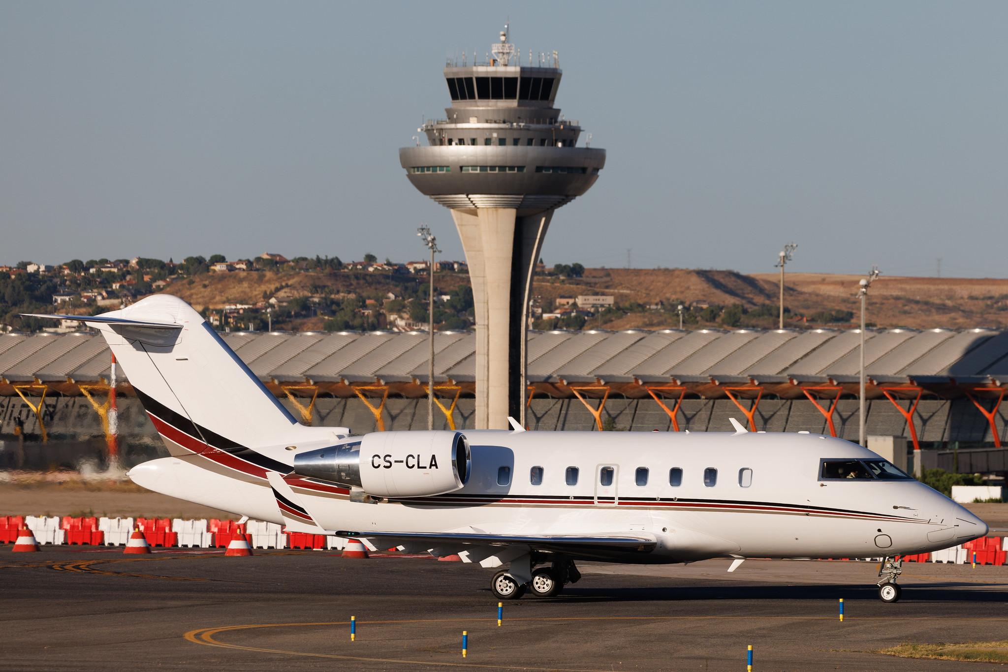 Madrid Barajas Airport: NetJets Europe (/ NJE) | Bombardier Challenger 650 CL60 | CS-CLA | MSN 6183