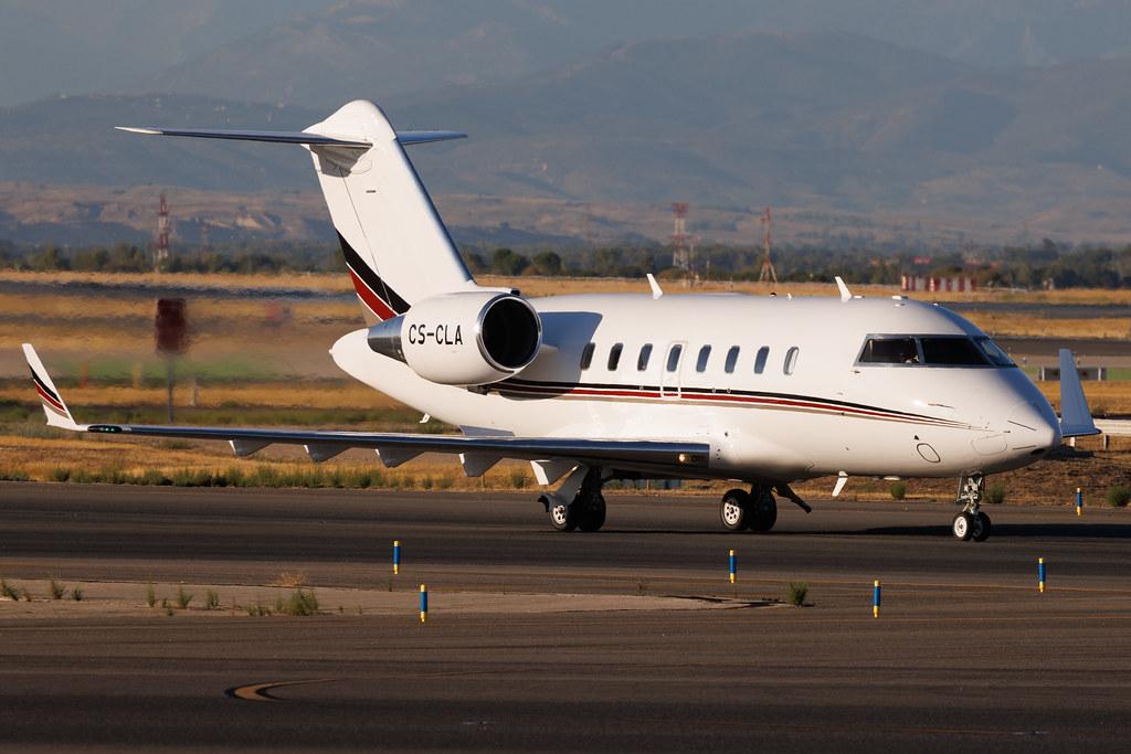 Madrid Barajas Airport: NetJets Europe (/ NJE) | Bombardier Challenger 650 CL60 | CS-CLA | MSN 6183