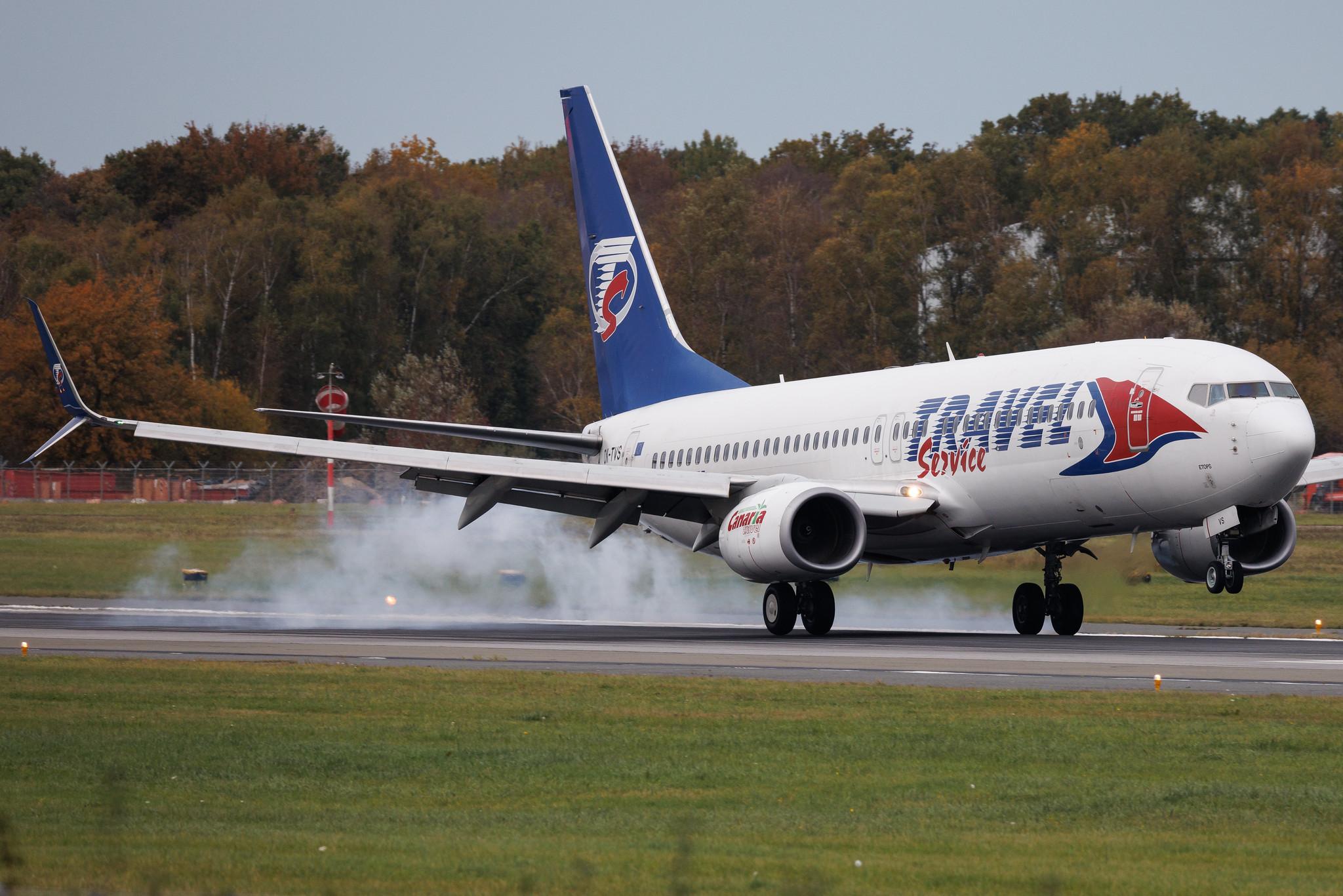 Hamburg Airport: Smartwings (QS / TVS) | Boeing 737-86N B738 | OK-TVS | MSN 39404