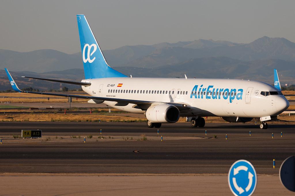 Madrid Barajas Airport: Air Europa (UX / AEA) | Boeing 737-8AS B738 | EC-NVP | MSN 35017