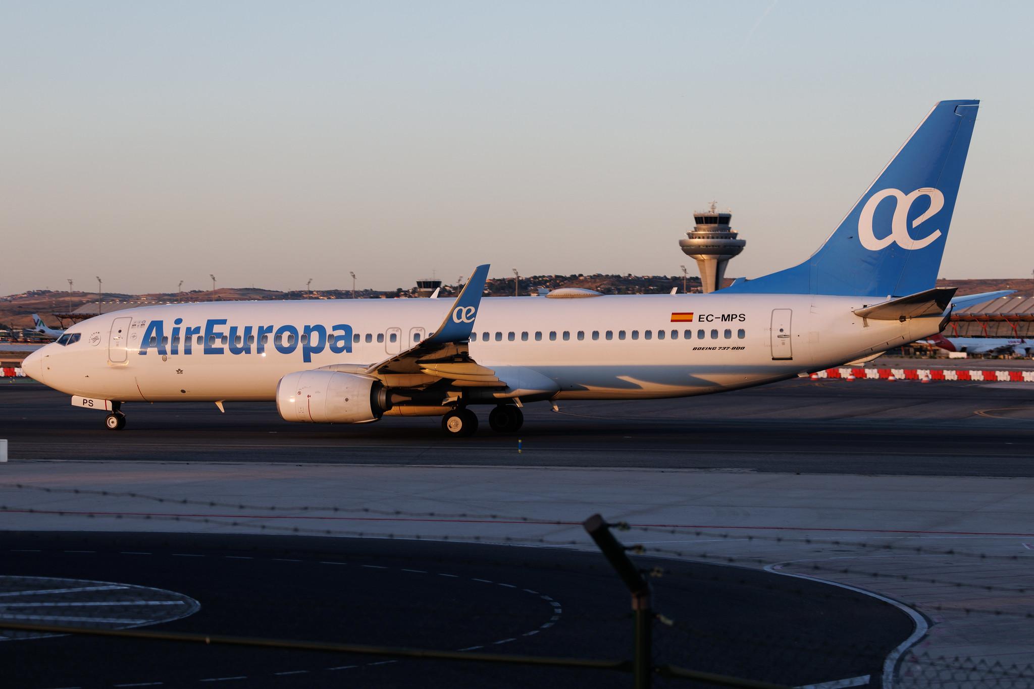 Madrid Barajas Airport: Air Europa (UX / AEA) | Boeing 737-85P B738 | EC-MPS | MSN 60587