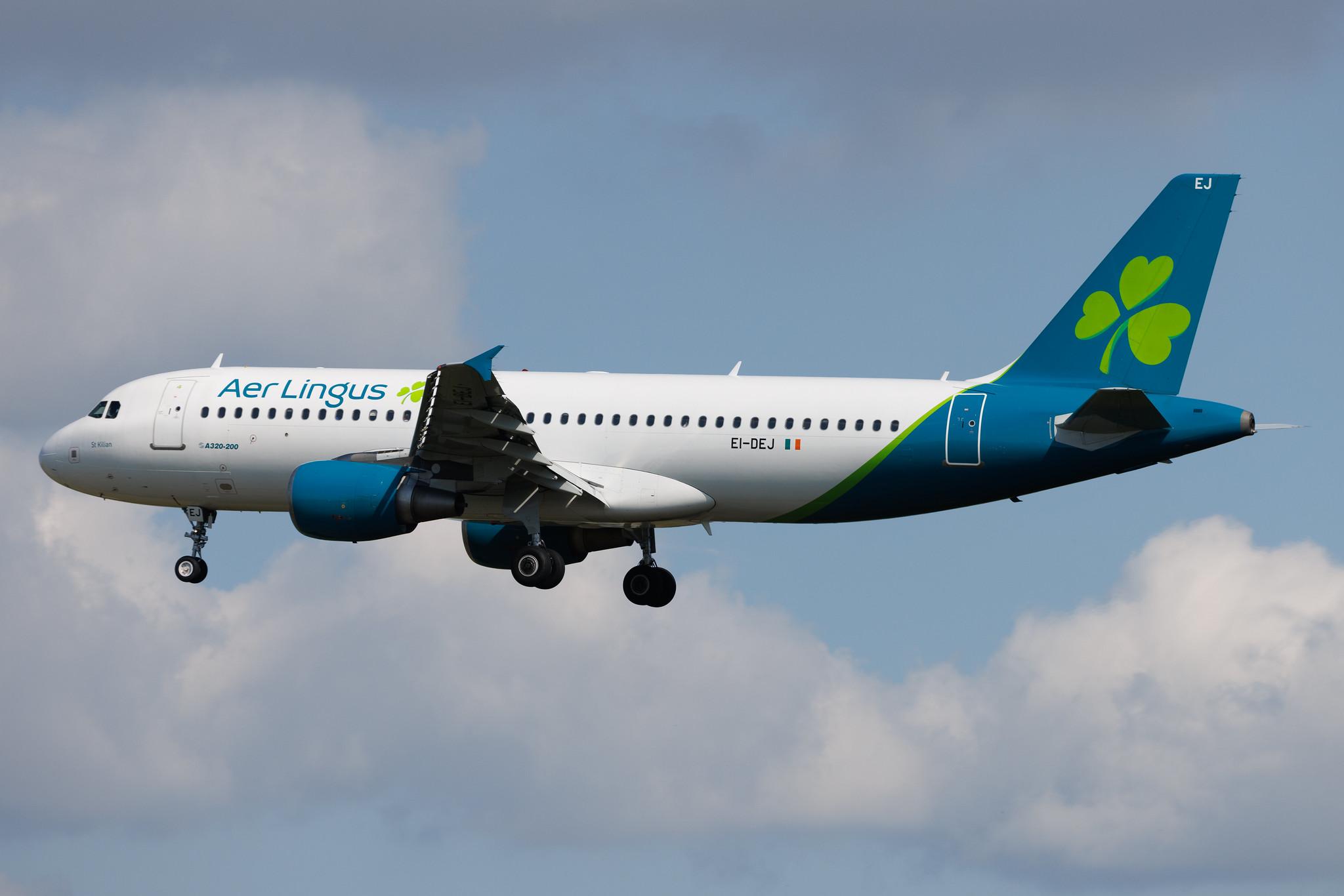 Frankfurt Airport: Aer Lingus (EI / EIN) | Airbus A320-214 A320 | EI-DEJ | MSN 2364