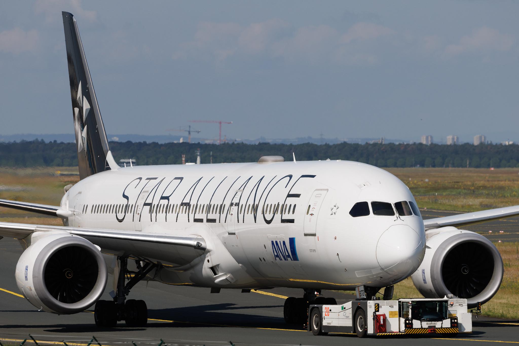 Frankfurt Airport: All Nippon Airways (NH / ANA) | Operator: Air Japan | Boeing 787-9 Dreamliner B789 | JA872A | MSN 34504