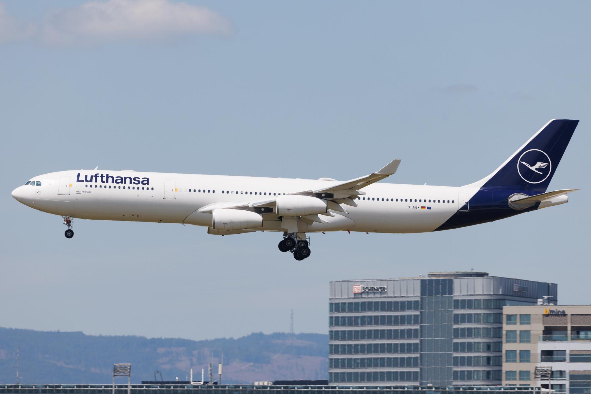 Frankfurt Airport: Lufthansa (LH / DLH) | Airbus A340-313 A343 | D-AIGX | MSN 0354