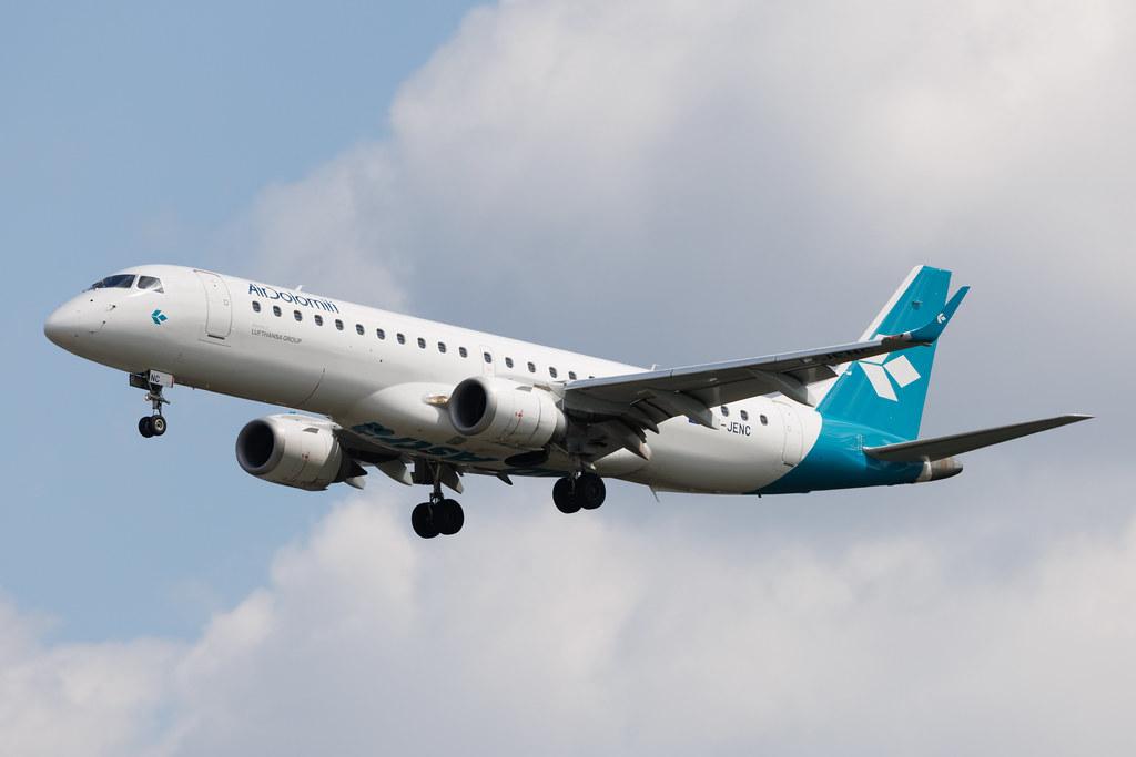 Frankfurt Airport: Air Dolomiti (EN / DLA) | Embraer E190LR E190 | I-JENC | MSN 19000327