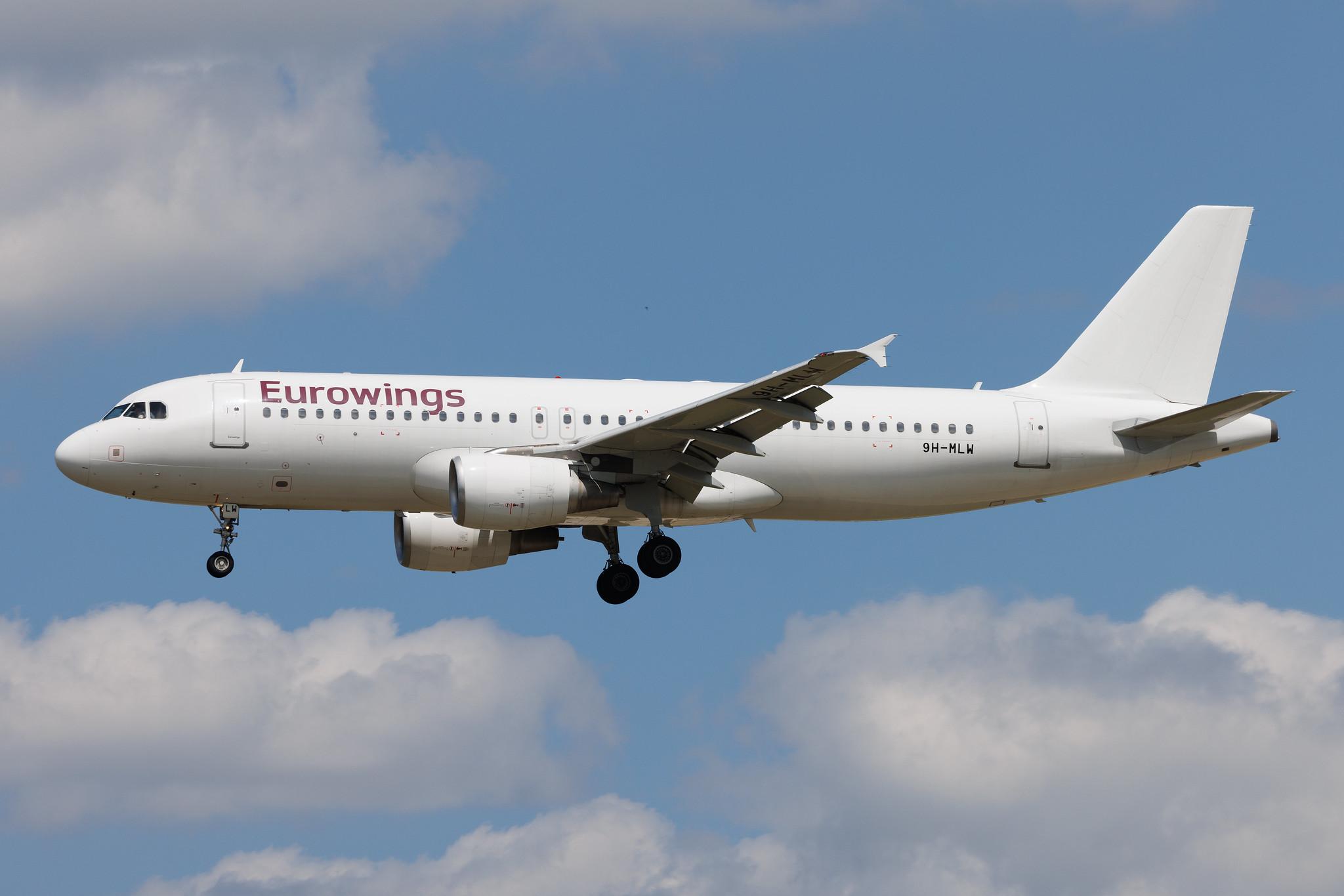 Frankfurt Airport: Eurowings (EW / EWG) | Operator: Avion Express Malta | Airbus A320-214 A320 | 9H-MLW | MSN 02964