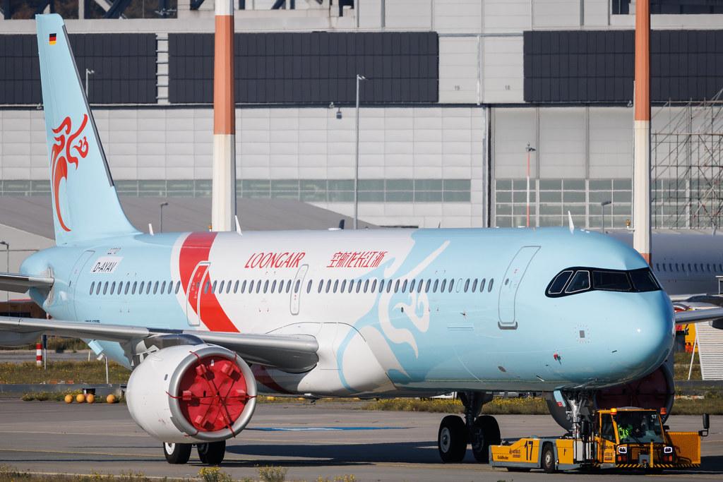 Hamburg Finkenwerder: Loong Air (GJ / CDC) | Airbus A321-251NX A21N | D-AYAV | MSN 12210