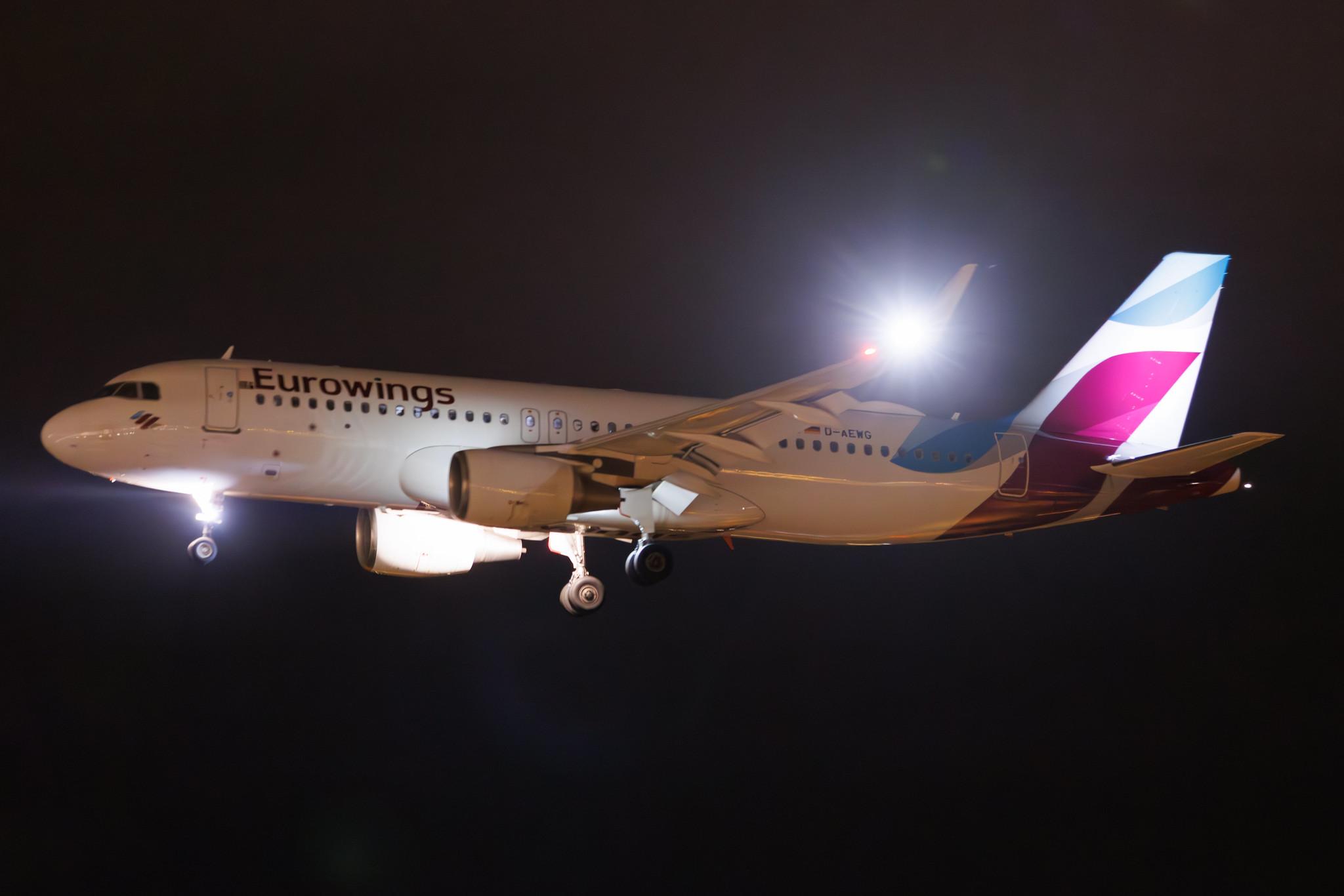 Hamburg Airport: Eurowings (EW / EWG) | Airbus A320-214 A320 | D-AEWG | MSN 7121