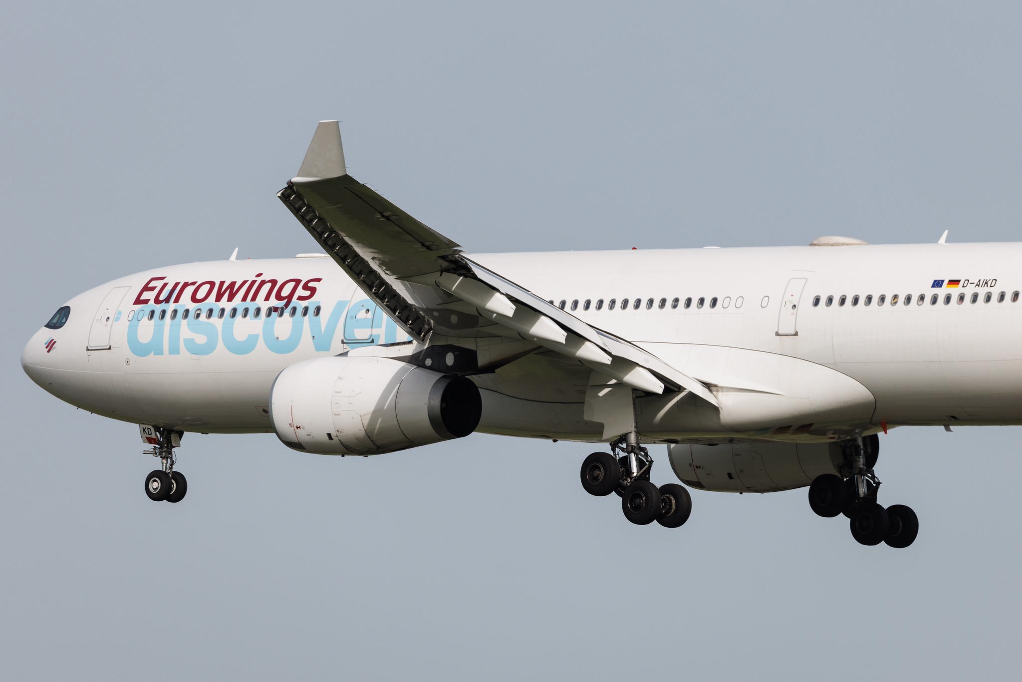 Frankfurt Airport: Discover Airlines (4Y / OCN) | Airbus A330-343 A333 | D-AIKD | MSN 0629