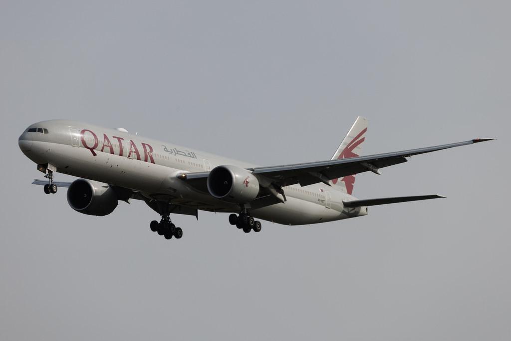 Frankfurt Airport: Qatar Airways (QR / QTR) | Boeing 777-3DZ(ER) B77W | A7-BET | MSN 64087