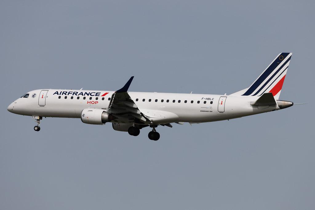 Frankfurt Airport: Air France (AF / AFR) | Operator: Air France Hop | Embraer E190LR E190 | F-HBLC | MSN 19000080