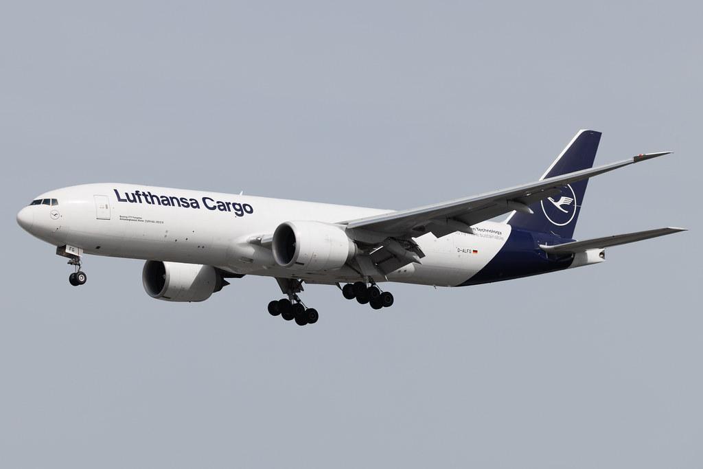 Frankfurt Airport: Lufthansa Cargo (/ GEC) | Livery: Flying 100% CO? neutral Livery | Boeing 777-F B77L | D-ALFG | MSN 66090