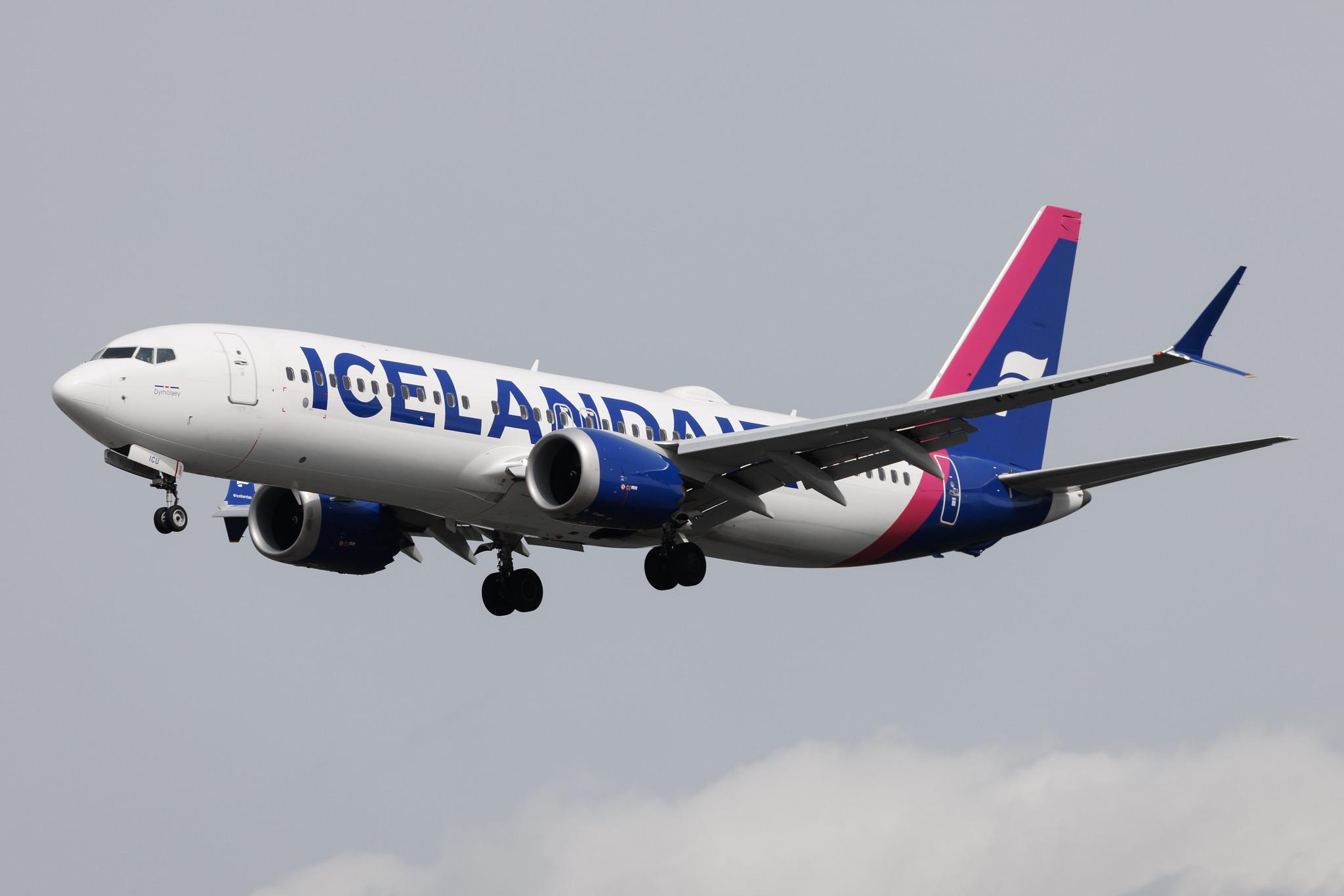 Frankfurt Airport: Icelandair (FI / ICE) | Boeing 737 MAX 8 B38M | TF-ICU | MSN 44355