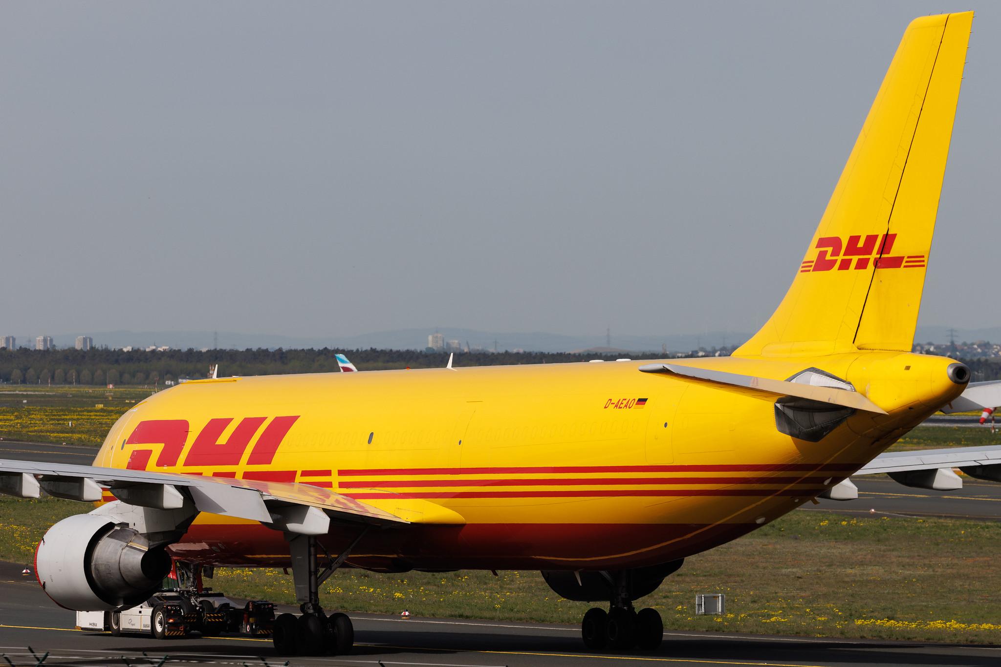 Frankfurt Airport: DHL (D0 / DHK) | Operator: European Air Transport | Airbus A300B4-622R(F) A306 | D-AEAO | MSN 711