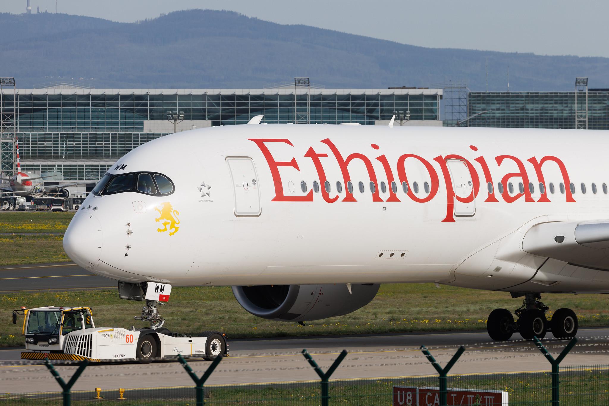 Frankfurt Airport: Ethiopian Airlines (ET / ETH) | Airbus A350-941 A359 | ET-AWM | MSN 289
