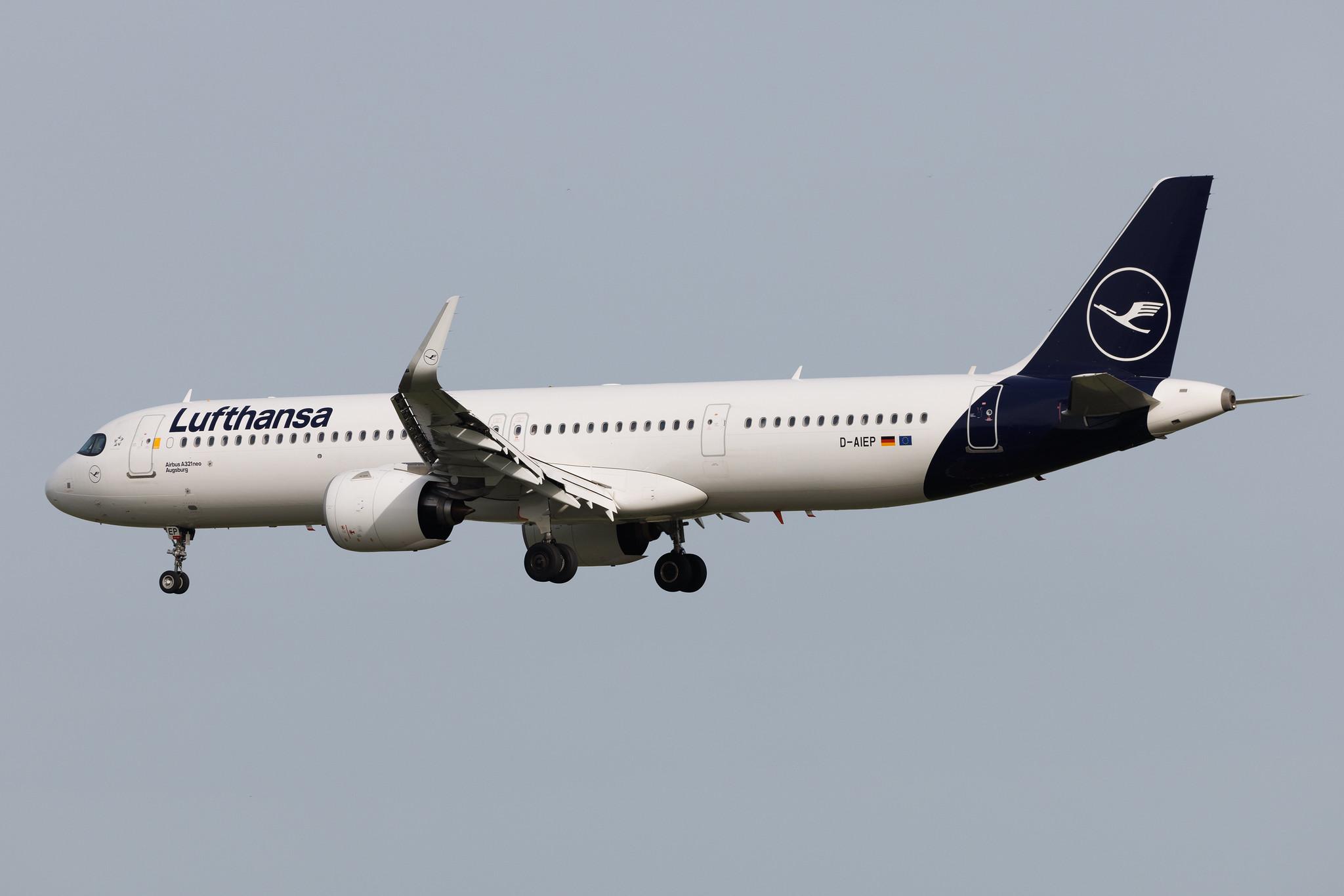 Frankfurt Airport: Lufthansa (LH / DLH) | Airbus A321-271NX A21N | D-AIEP | MSN 11027