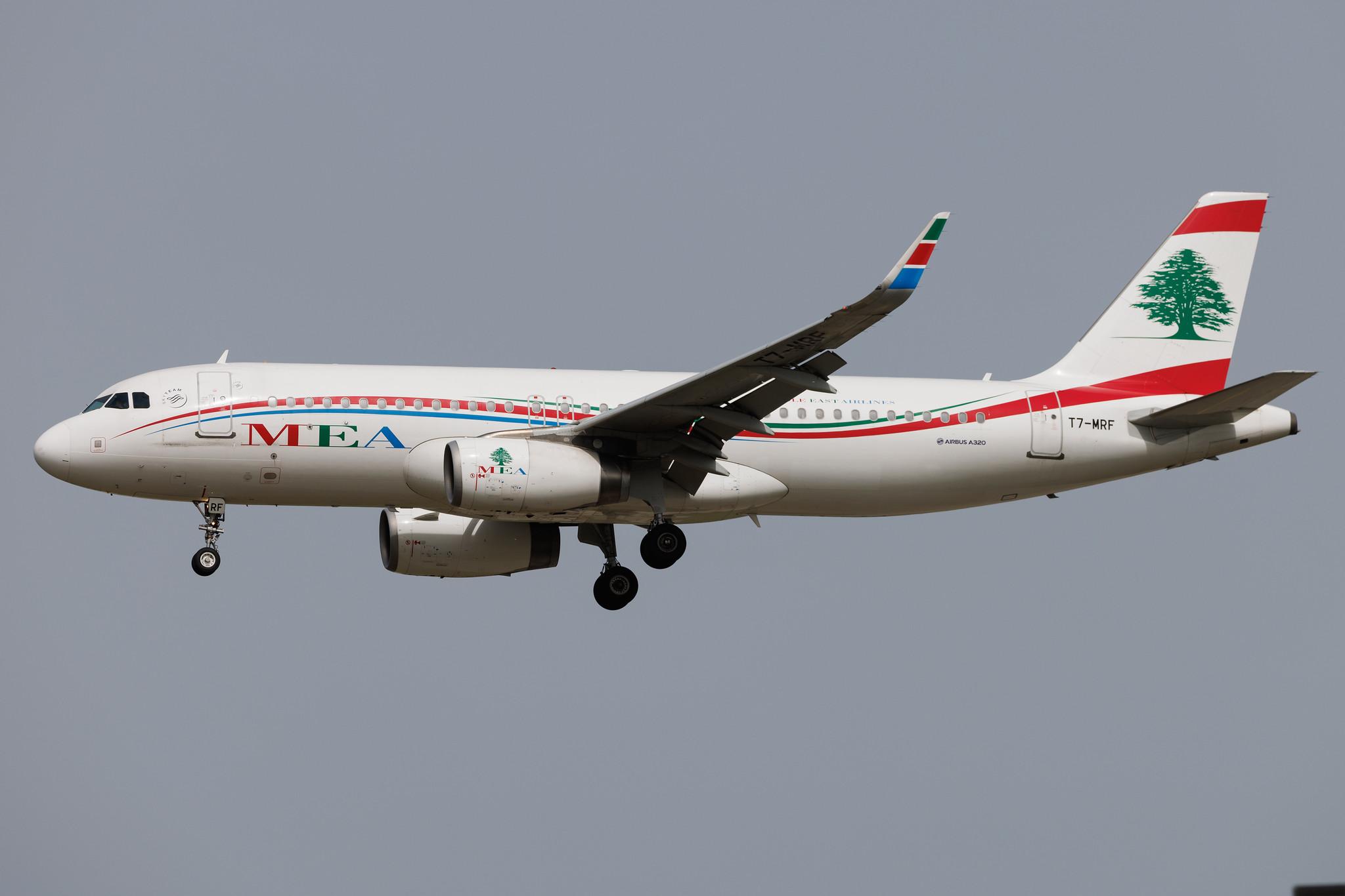 Frankfurt Airport: MEA (ME / MEA) | Airbus A320-232 A320 | T7-MRF | MSN 07006