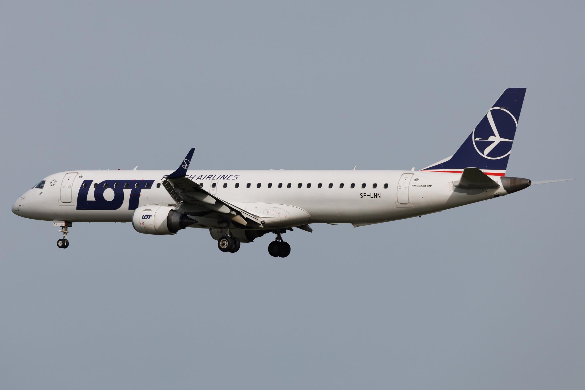Frankfurt Airport: LOT (LO / LOT) | Embraer E195AR E195 | SP-LNN | MSN 19000413