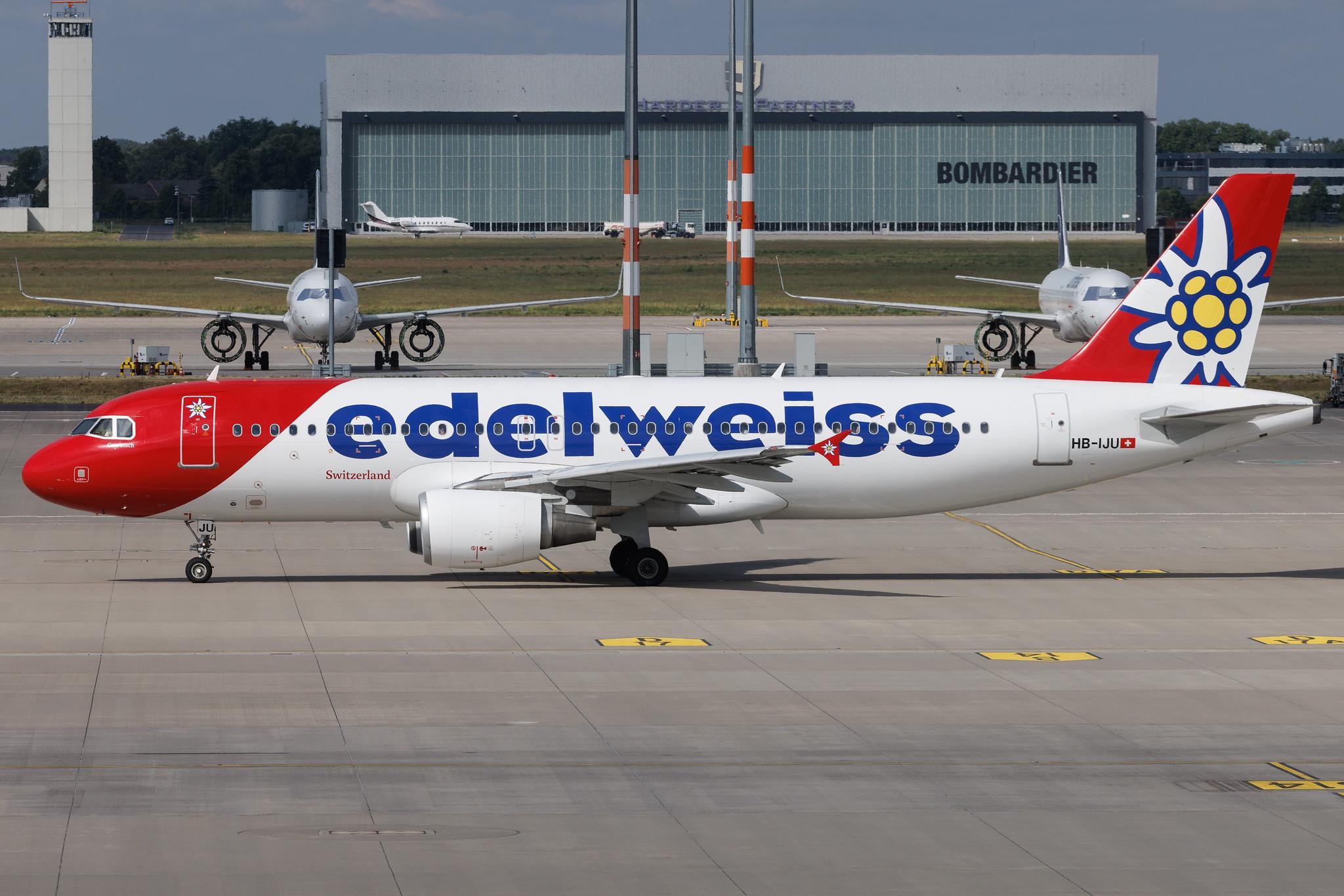 Flughafen Berlin Brandenburg: Edelweiss Air (WK / EDW) | Airbus A320-214 A320 | HB-IJU | MSN 1951
