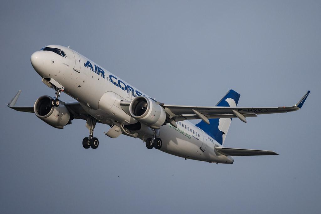 Paris Orly Airport: Air Corsica (XK / CCM) | Livery: Ambizione 2025 Sticker | Airbus A320-252N A20N | F-HXKJ | MSN 09392
