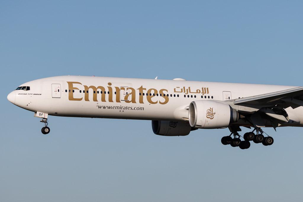 Hamburg Airport: Emirates (EK / UAE) | Boeing 777-31H(ER) B77W | A6-EQF | MSN 42351