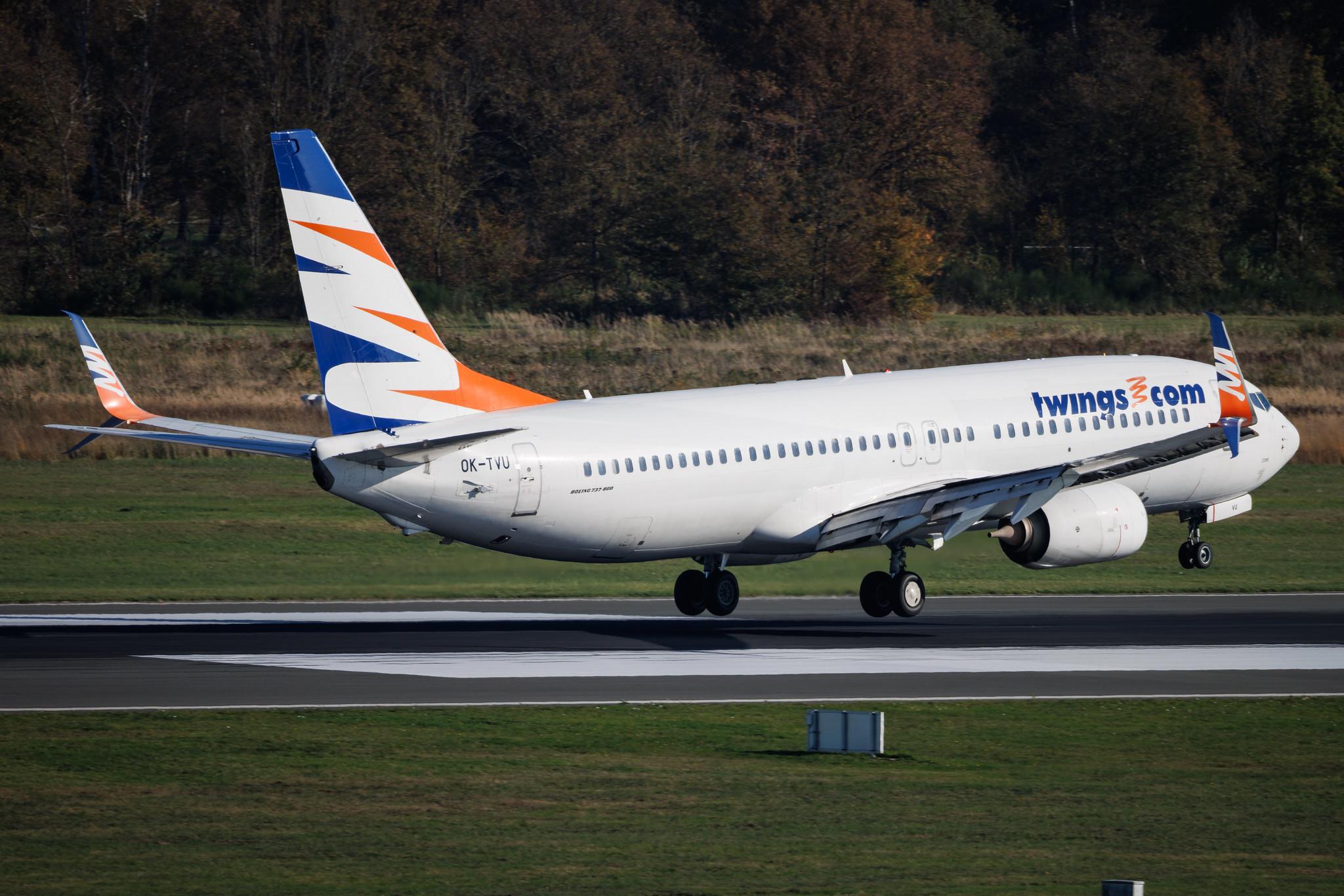 Köln Bonn Airport: Smartwings (QS / TVS) | Boeing 737-86N B738 | OK-TVU | MSN 38025
