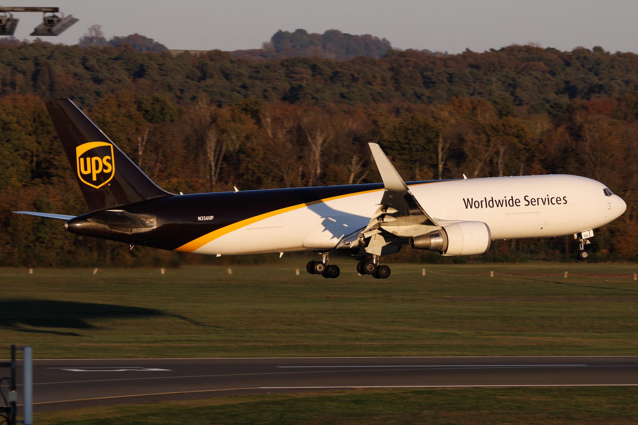 Köln Bonn Airport: UPS (5X / UPS) | Boeing 767-34AF(ER) B763 | N356UP | MSN 37869