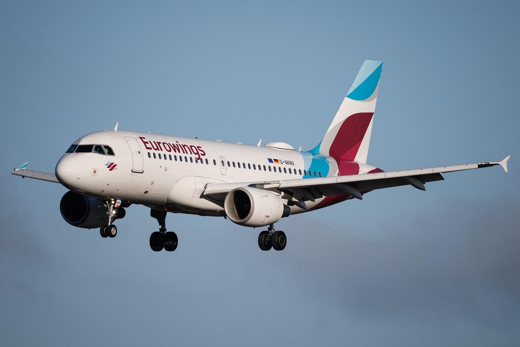 Hamburg Airport: Eurowings (EW / EWG) | Airbus A319-112 A319 | D-AKNV | MSN 2632