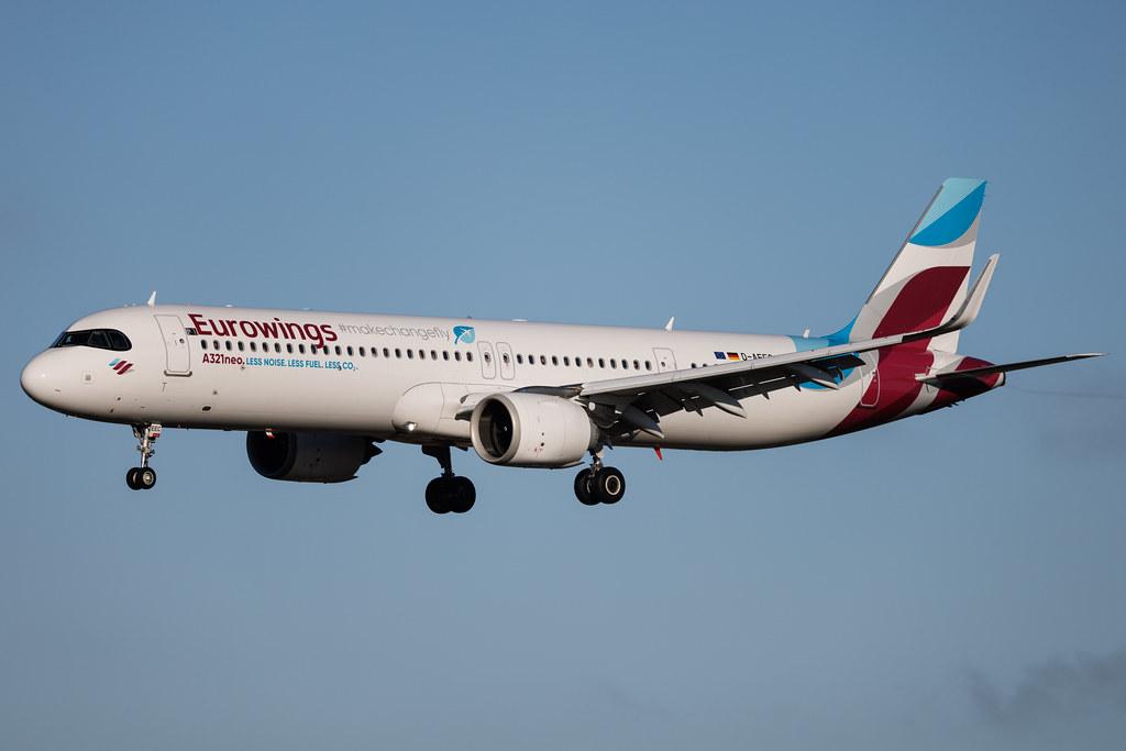 Hamburg Airport: Eurowings (EW / EWG) | Airbus A321-251NX A21N | D-AEEC | MSN 11594