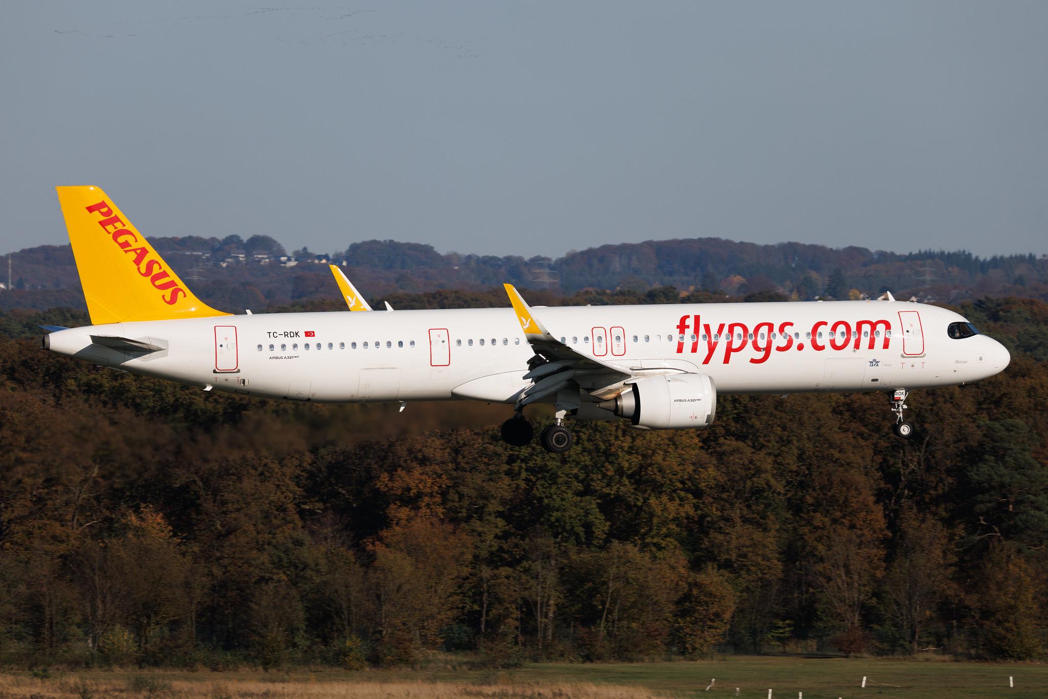 Köln Bonn Airport: Pegasus (PC / PGT) | Airbus A321-251NX A21N | TC-RDK | MSN 11281